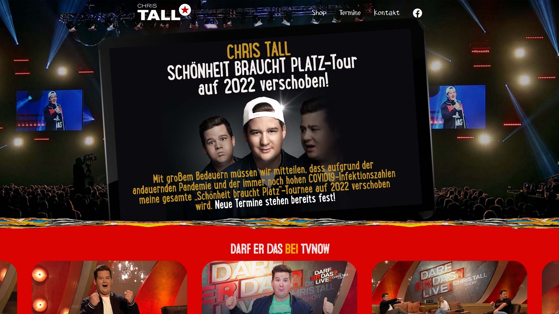 Chris Tall - Die offizelle Homepage